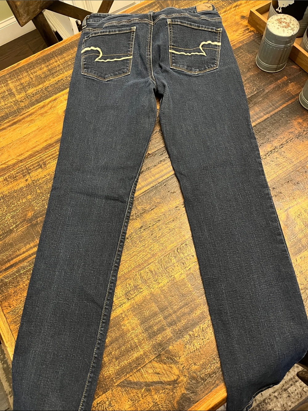 American Eagle Outfitters Dark Blue Straight Jeans